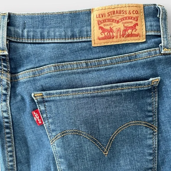 Women's Levi 710 Super-Skinny Jeans | 30x30 - Picture 9 of 12